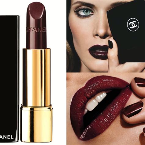 chanel rouge noir lipstick.